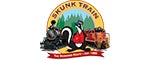 Skunk Train: Wolf Tree Turn from Willits - Willits, CA Logo