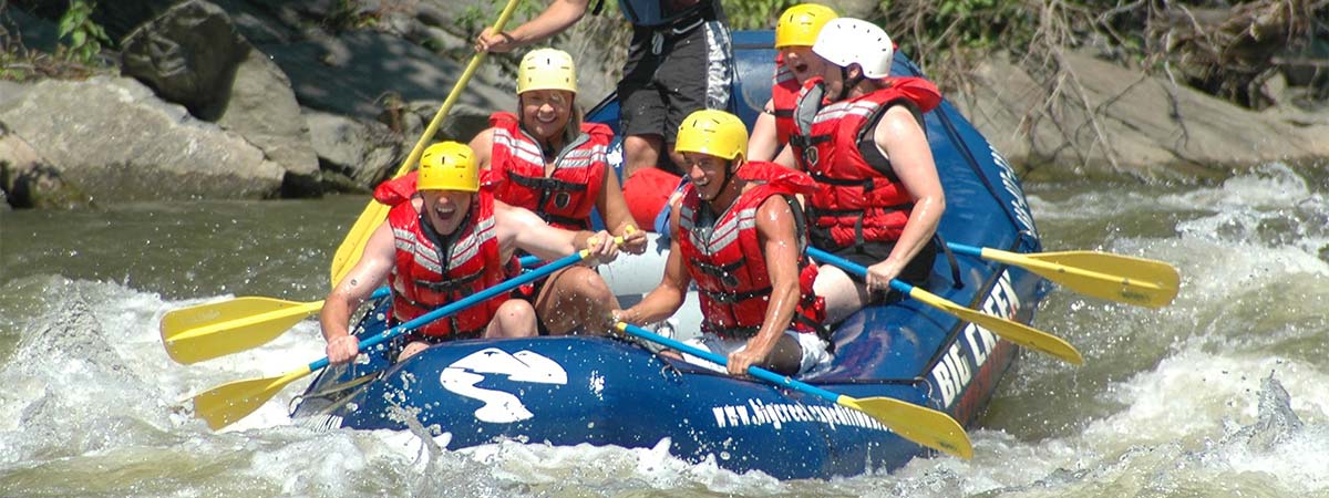Rafting with Big Creek  Expeditions in Hartford, Tennessee