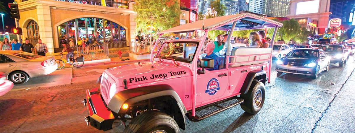 Bright Lights City - Pink Jeep Tour in Las Vegas, Nevada