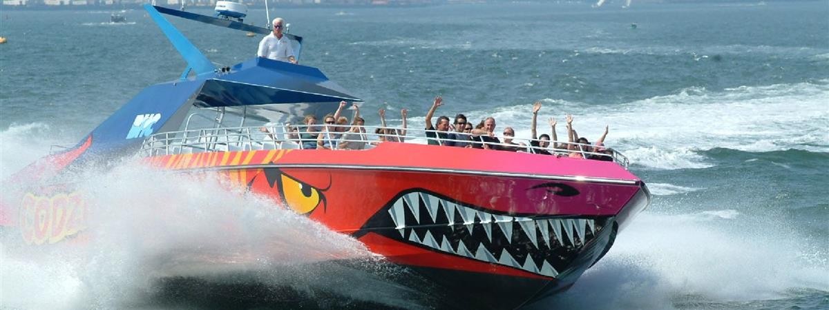 Codzilla Thrill Boat Ride  in Boston , Massachusetts