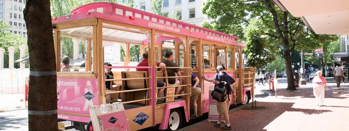 Pink Trolley City Tour of Portland in Portland, Oregon