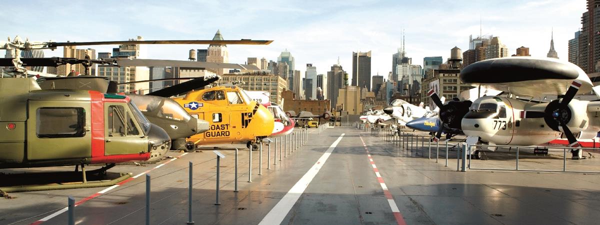 The Intrepid Sea, Air & Space Museum in New York, New York