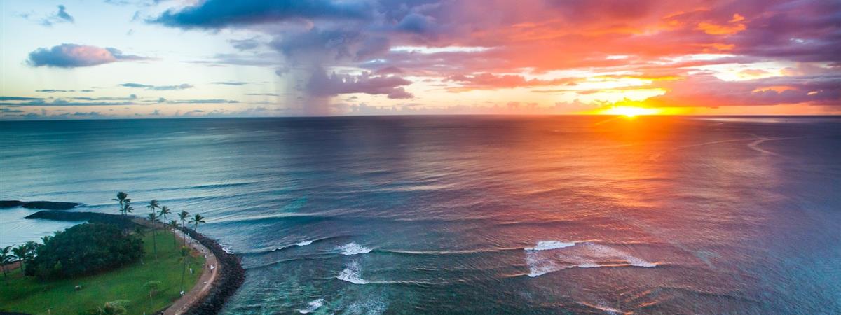 Waikiki Sunset Helicopter Tour Doors Off or On in Honolulu, Hawaii