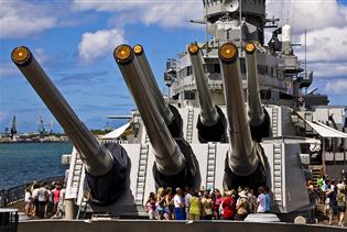 Battleship Missouri Memorial in Honolulu, Hawaii