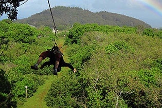 NorthShore Zipline Canopy Tours in Haiku, Maui, Hawaii