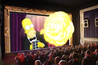 The Simpsons in 4D in Myrtle Beach, South Carolina