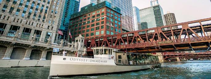 Odyssey Chicago River Premier Dinner Cruise in Chicago, Illinois