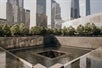 The waterfall at the 9/11 memorial on the 9/11 Memorial Tour with Priority Entrance Observatory Tickets Tour in New York City, New York, USA.