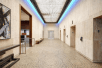 Inside corridors.