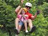 Children under 70lbs can ride Tandem with an adult family member or one of our highly trained Zipline Guides.