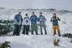 Guests pose for a photo with their guide, Matt - Go Hike Alaska - Anchorage, AL