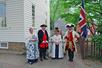 Characters in costume at America's Historic Triangle Combo Pass in Williamsburg, Virginia