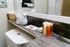 Guest bathroom with complimentary toiletries