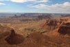 The valleys and plateaus of the Backcountry Arches Moab Helicopter Tour in Moab Utah, USA.
