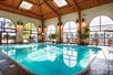 Heated indoor swimming pool. 
