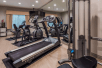 Fitness facility with equipment.
