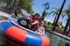Don't worry, bumper boats are easy to captain.