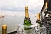 Up-close photo of wine in Boston Premier Brunch Cruise