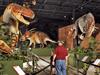 Over 50 life-sized dinosaurs.