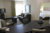 Desk and Sofa at Candlewood Suites.