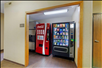 Vending machines on property.