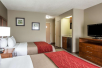 2 Queen Beds at Comfort Inn & Suites at Dollywood Lane.