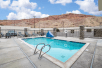 Outdoor pool at Comfort Suites Moab near Arches National Park.