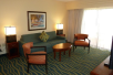 Seating area, sofa bed at Courtyard by Marriott Key West Waterfront, FL.