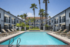 Outdoor pool at Courtyard by Marriott Los Angeles Hacienda Heights Orange County, CA.