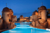 An outdoor pool at Disney's Caribbean Beach Resort. 