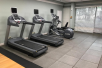 Fitness facility with treadmills.