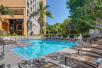 Outdoor pool at DoubleTree by Hilton Hotel Anaheim - Orange County, CA.