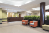 Lobby at DoubleTree by Hilton Hotel Grand Rapids Airport, MI.