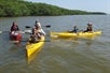 A group of people kayaking in Chokoloskee Island, Florida.