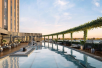 75-foot (23-metre) Outdoor pool overlooking the Mississippi at Four Seasons New Orleans.