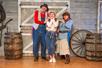 Get ready for a night of laughter with these three cast members from the Funny Farm Dinner Feud in Branson, Missouri.