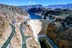 A view of Hoover Dam in Las Vegas, NV