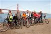 Group photo on the Golden Gate Bridge to Sausalito Bike Tour