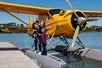 Family beside the Seaplane