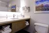 Private bathroom at GreenTree Inn Sedona, AZ.