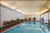 Inviting indoor pool with crystal-clear water.