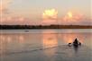 Beautiful sunset over the lake. - Guided Kayak Eco-Tour in Clermont, FL