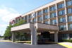 Hotel main entrance and exterior.