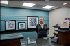 Front desk with a friendly staff.