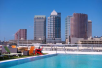 Outdoor Pool at Hampton Inn Tampa Downtown Channel District.