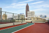 Tennis court at Hilton Atlanta, GA.