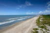 Direct beach access at Hilton Garden Inn Cocoa Beach-Oceanfront, FL.