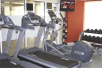 Fitness room with treadmills.