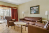 Living area, sofa at Hilton Vacation Club Mystic Dunes Orlando, FL. 