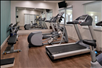 A well-equipped fitness center.